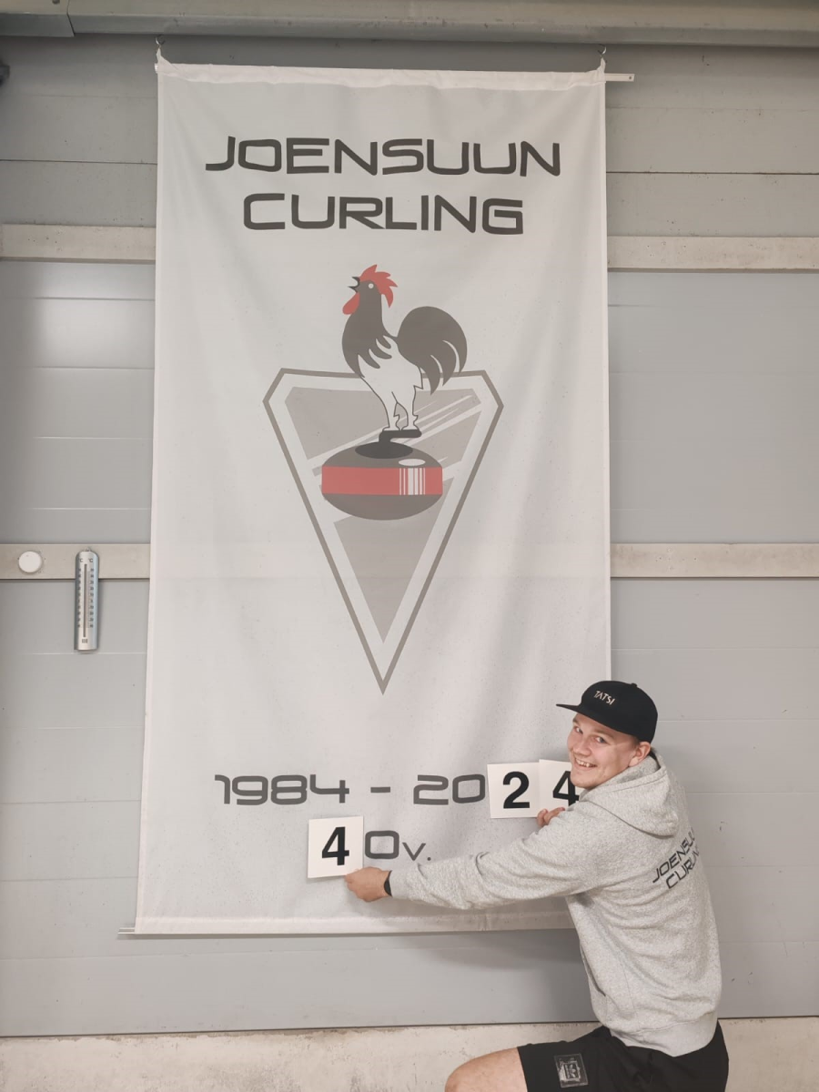 Joensuun Curling ry täyttää 40 vuotta.